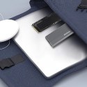 Obudowa zewnętrzna Qoltec do dysków M.2 SATA SSD NGFF USB-C szara
