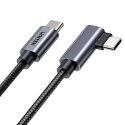 Unitek Kabel USB-C kątowy 90° PD100W 5m