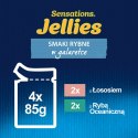 FELIX Sensations smaki rybne - mokra karma dla kota - 4x 85g