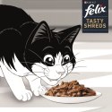 FELIX Tasty Shreds z kaczką i indykiem - mokra karma dla kota - 4x 80g