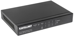 Switch niezarządzalny Intellinet 4x 10/100/1000 Mbps PoE+ 80W + 1xSFP/1xRJ45 Combo desktop