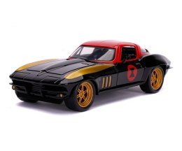 Auto Marvel Black Widow Chevy 1966 1:24 Dickie