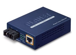 PLANET FTP-802S15 konwerter sieciowy 100 Mbit/s 1310 nm Pojedynczy Niebieski