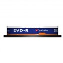 Verbatim DVD-R, Matt Silver, 43523, 4.7GB, 16x, spindle, 10-pack, bez możliwości nadruku, 12cm, do archiwizacji danych