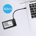Adapter/Przejściówka SATA na dysk SSD HDD 2.5" USB-C Super speed 5Gb/s 2TB Qoltec