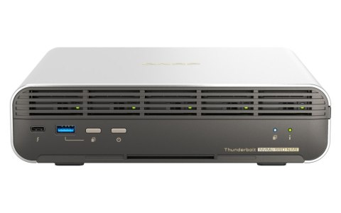 QNAP TBS-h574TX-i5-16G | 5-zatokowy serwer NASbook, Intel, 16GB RAM, 1x 10GBASE-T 1x 2.5GbE, Compact