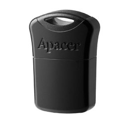 Apacer USB flash disk, USB 2.0, 16GB, AH116, czarny, AP16GAH116B-1, USB A, z osłoną