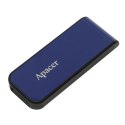 Apacer USB flash disk, USB 2.0, 32GB, AH334, niebieski, AP32GAH334U-1, USB A, z wysuwanym złączem