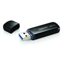 Apacer USB flash disk, USB 3.0, 64GB, AH355, czarny, AP64GAH355B-1, USB A, z osłoną