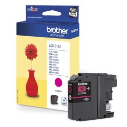 Brother oryginalny ink / tusz LC-121M, magenta, 300s