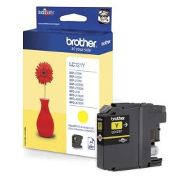 Brother oryginalny ink / tusz LC-121Y, yellow, 300s
