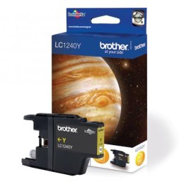 Brother oryginalny ink / tusz LC-1240Y, yellow, 600s
