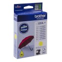 Brother oryginalny ink / tusz LC-225XLY, yellow, 1200s