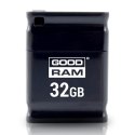 Goodram USB flash disk, USB 2.0, 32GB, UPI2, czarny, UPI2-0320K0R11, USB A, z osłoną