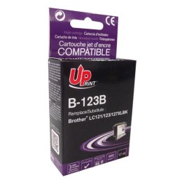 UPrint kompatybilny ink / tusz z LC-123BK, B-123B, black, 600s, 17ml