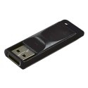 Verbatim USB flash disk, USB 2.0, 64GB, Slider, czarny, 98698, USB A, z wysuwanym złączem