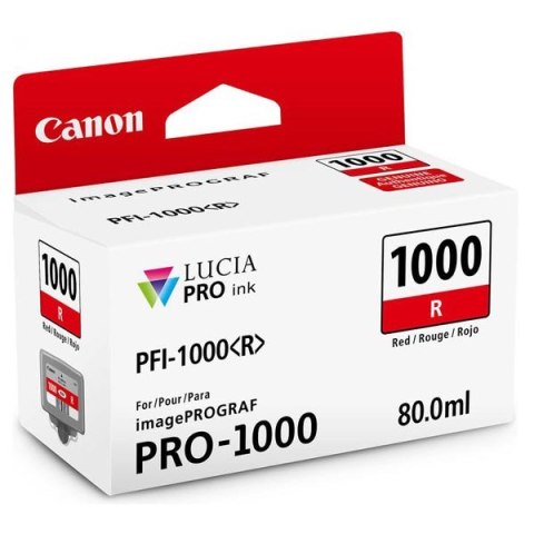Canon oryginalny ink / tusz PFI-1000 R, 0554C001, red, 5355s, 80ml