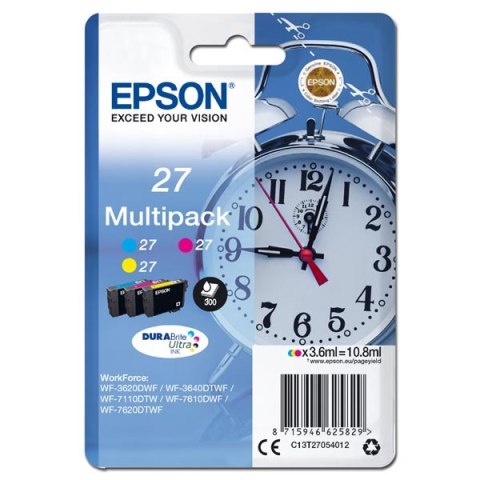 Epson oryginalny ink / tusz 13T27054012, 27, color, 3x3,6ml