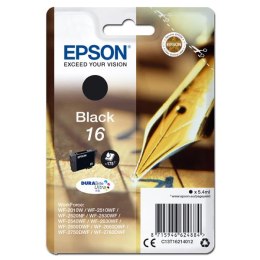 Epson oryginalny ink / tusz C13T16214012, T162140, black, 5.4ml