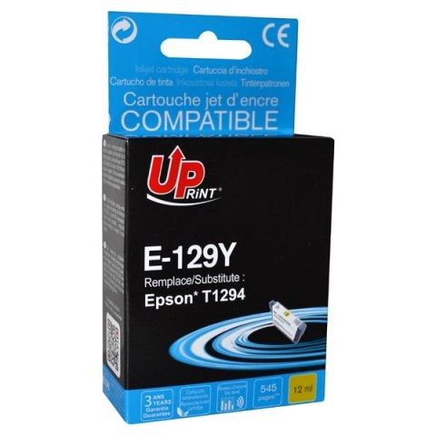 UPrint kompatybilny ink / tusz z C13T12944010, T1294, E-129Y, yellow, 10ml
