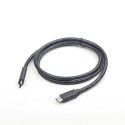 Kabel USB 3.1 typ C(CM/CM) 1m czarny Gembird