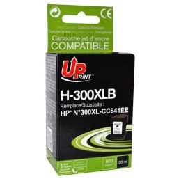 UPrint kompatybilny ink / tusz z CC641EE, HP 300XL, H-300XL-B, black, 19ml