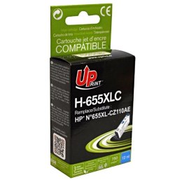 UPrint kompatybilny ink / tusz z CZ110AE, HP 655, H-655XLC, cyan, 750s, 12ml