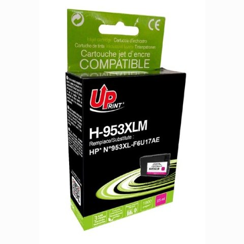 UPrint kompatybilny ink / tusz z F6U17AE, HP 953XL, H-953XLM, magenta, 1800s, 25ml, high capacity