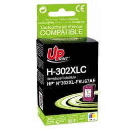 UPrint kompatybilny ink / tusz z F6U67AE, HP 302XL, H-302XLCL, color, 400s, 18ml