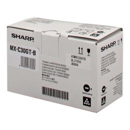 Sharp oryginalny toner MX-C30GTB, black, 6000s