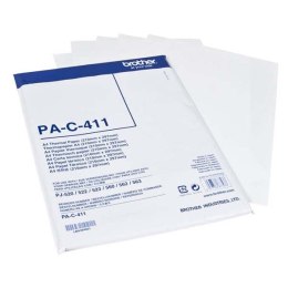 Brother Papier termiczny, PAC411, termo papier, biały, A4, 100 szt., termosublimacyjny