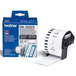 Brother rolki papierowe 50mm x 30.48m, biała, 1 szt., DK22223, do drukowania etykiet