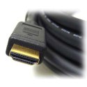 Video Kabel HDMI M - HDMI M, HDMI 1.4 - High Speed with Ethernet, 10m, pozłacane złącza, czarny