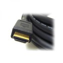 Video Kabel HDMI M - HDMI M, HDMI 1.4 - High Speed with Ethernet, 2m, pozłacane złącza, czarny