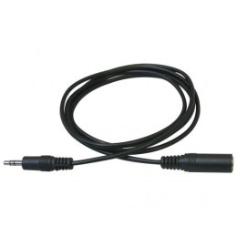 Przedłużacz do kabli audio Jack (3,5mm) M - Jack (3,5mm) F, 5m, czarna