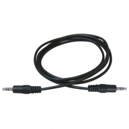 Audio Kabel Jack (3,5mm) M - Jack (3,5mm) M, 1.5m, czarny