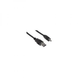 Logo USB kabel (2.0), USB A M - 8-pin M, 1.8m, czarny, blistr, PANASONIC