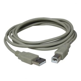 Logo USB kabel (2.0), USB A M - USB B (M), 1.8m, czarny