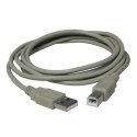 USB kabel (2.0), USB A M - USB B (M), 5m, czarny