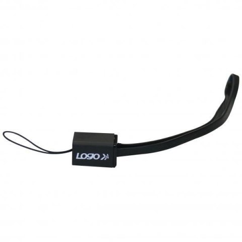 Logo USB kabel (2.0), USB A M - microUSB (M), 0.3m, czarny, EOL