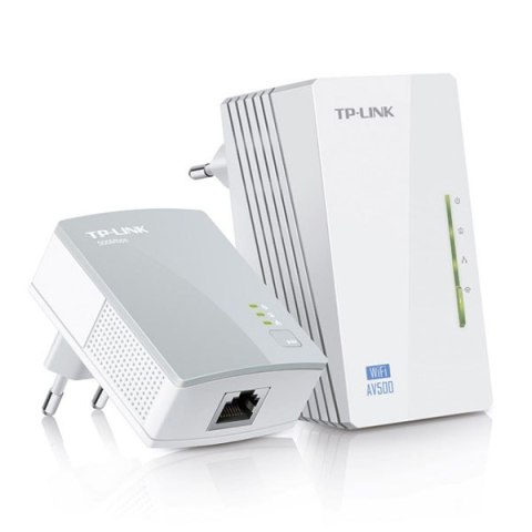 TP-LINK powerline (LAN przez 230V) TL-WPA4220 KIT 2.4GHz, extender/ wzmacniacz, 600Mbps, Wifi Clone