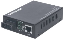 Media konwerter 10/100/1000Base-T RJ45/1000Base-LX SC jednomodowy Intellinet