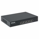 Switch Ethernet 8x RJ45 Gigabit PoE+ 140W, metal, Rack 19