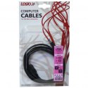 FireWire kabel IEEE 1394 (6pin) samec - IEEE 1394 (4pin) samec, 2 m, czarny, Logo pakowane w blistrze