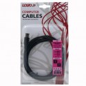 FireWire kabel IEEE 1394 (6pin) samec - IEEE 1394 (4pin) samec, 2 m, czarny, Logo pakowane w blistrze