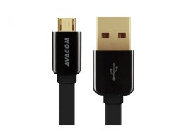 Avacom USB kabel (2.0), USB A M - microUSB (M), 1.2m, czarny