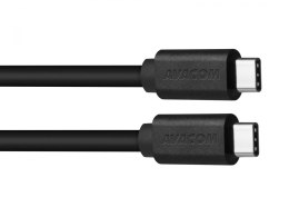 Avacom USB kabel (3.1), USB C (M) - USB C (M), 1m, czarny, blistr, max. 5Gbps
