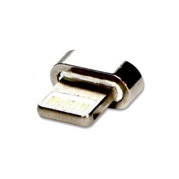 USB końcówka, Apple Lightning M - połączenie magnetyczne, srebrna, redukcja do kabla magnetycznego 59257, EOL