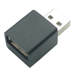 USB redukcja, (2.0), USB A M - USB A F, czarna, redukcja do ładowania iPad-a 33760