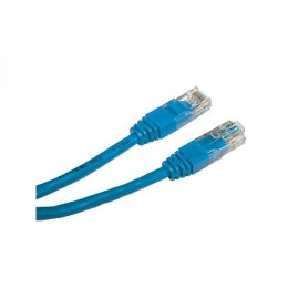 Przewód LAN UTP patchcord, Cat.5e, RJ45 M - RJ45 M, 0.5 m, nieekranowany, niebieski, economy, EOL